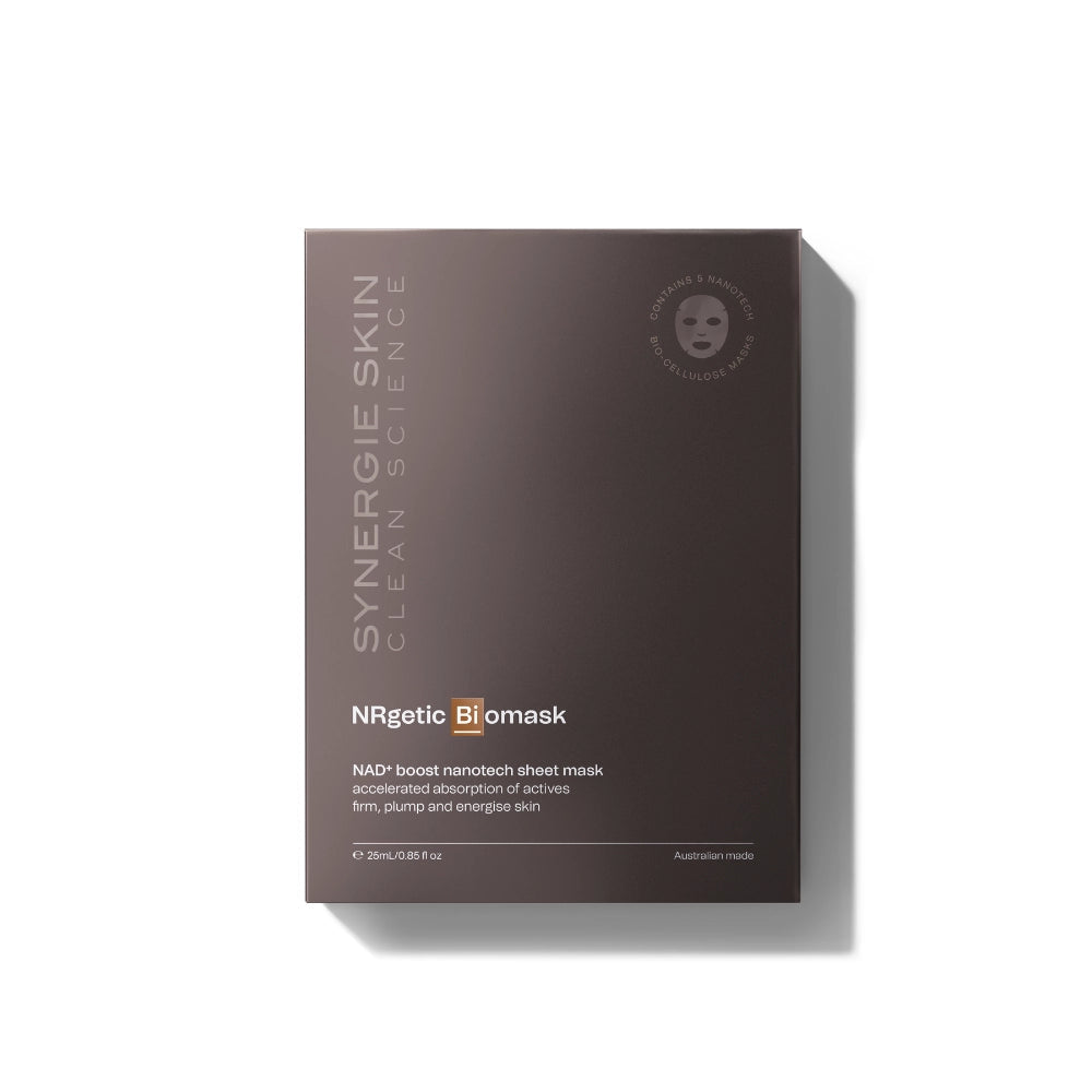 NRgetic Biomask (NAD+ boost nanotech sheet mask)  Pack of 5