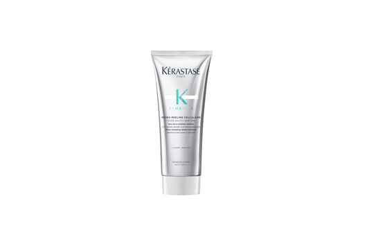 A tube of Kerastase Symbiose Micro Peeling Cellulaire, a micro-exfoliating cellular treatment for sensitive scalp. BDJ Skin & Body Perth