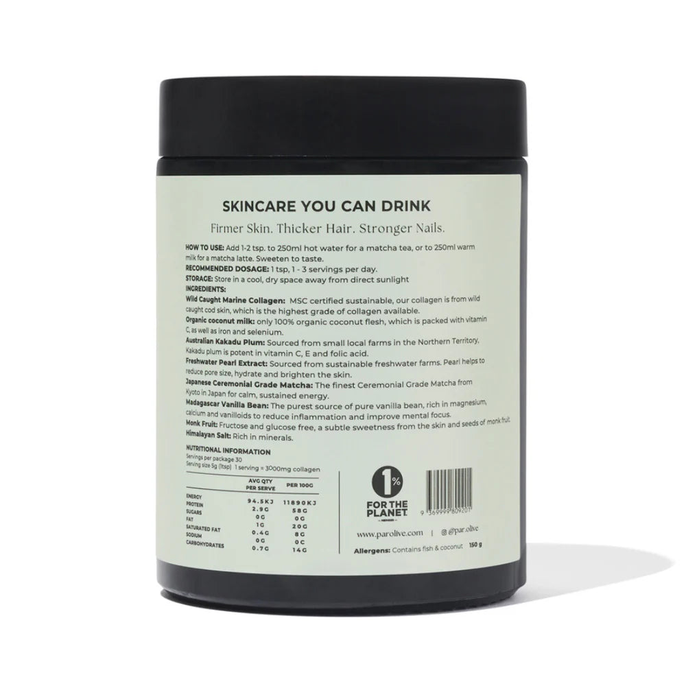 Par Olive Matcha BDJ Skin & Body Perth