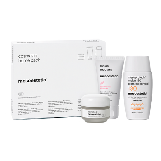 Cosmelan 2 cream, melan recovery balm, and melan 130 pigment control serum BDJ Skin & Body Perth