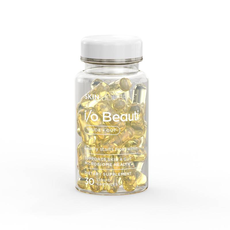 A bottle of Skin Moderne - I/O Beauti Supplement BDJ Skin & Body Perth